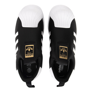 Adidas阿迪达斯官网童鞋2024夏季新款三叶草经典贝壳头软底运动鞋