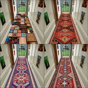 摩洛哥客厅地毯家用走廊过道楼梯地毯卧室床边毯入户门垫玄关地垫