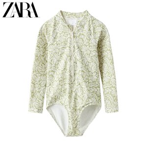 ZARA 24春季新品 童装女童 连体泳衣 3391637 510