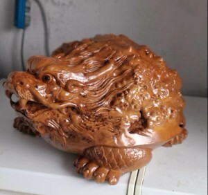 牛转乾坤手工雕刻天然根雕工艺品摆件东北琥珀木红松明子北沉香