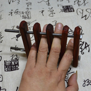 檀木手指拷红黑实木束缚工具spank实践sm捆绑管教训诫惩罚道具