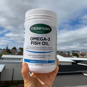 新西兰直邮包邮thompsons汤普森深海鱼油胶囊1000mg400粒