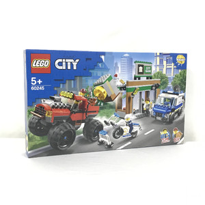 lego乐高 城市系列 60245巨轮越野车大劫案 男女孩拼装积木玩具