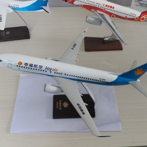 波音飞机737-800长40厘米树脂1比200模型幸福航空定制纪念品礼品