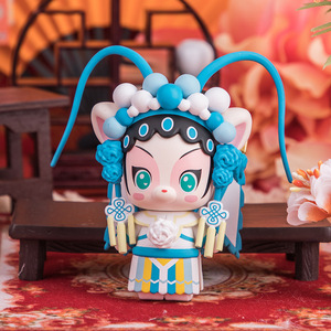 正版小鹿杏仁儿6京戏游园盲盒创意玩具手办潮玩车用摆件礼物