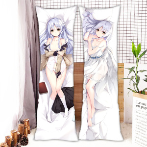 立华奏同人等身抱枕angelbeats周边动漫定制半身靠垫长条全身枕套