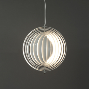 意大利设计师旋转月亮吊灯北欧客厅餐厅别墅楼梯咖啡厅复式楼灯具