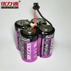 优力源ER34615-4 3.6V锂亚电池流量表计量表电池煤气表电池四方型