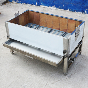 永丰不锈钢长方形烤猪架子商用专业烧猪炉清明祭祖明火烤乳猪烤架