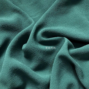 豆绿色 纯色垂坠纯棉麻磨砂麻纱布料连衣裙衬衫汉服春夏服装面料