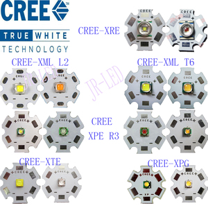 科税CREE XPE Q5 XPG2 XTE R5 XML2 10W 3W强光手电大功率LED灯珠