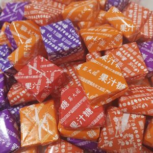 马大姐果汁糖俄罗斯方块软糖喜糖怀旧儿童休闲零食散装整箱免邮