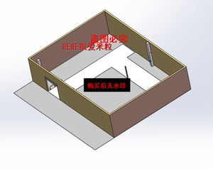 货车限高杆设计sldprt三维素材模型3d图纸