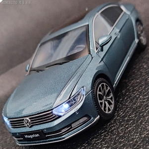 32大众迈腾合金车模轿车开门声光避震转向儿童玩具金属汽车模型0人