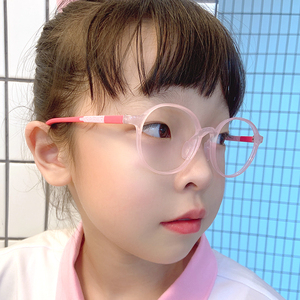 专业超轻青少年儿童近视散光远视男女孩眼镜贝壳离焦双面复合镜片