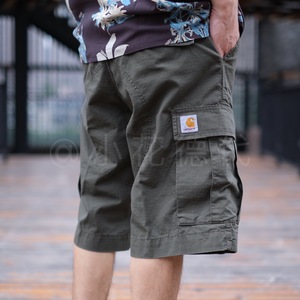 现货Carhartt Wip Regular Cargo Short卡哈特工装短裤re格子布