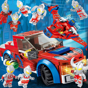 乐高奥特曼男孩子积木拼装儿童益智玩具系列迪迦赛罗机甲人仔拼图