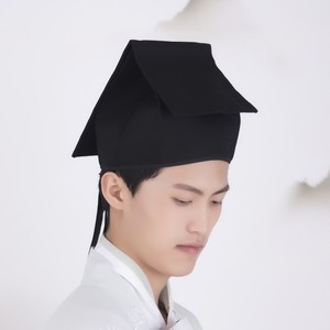 明代飘飘巾帽 古代秀才帽子 汉服日常学士巾帽 纯阳巾