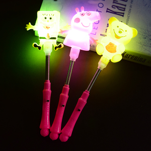 发光儿童节小礼物佩奇棒闪光卡通荧光棒演唱会应援棒地摊新款热
