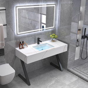 简约大理石台面洗手盆