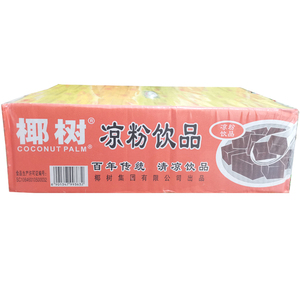 椰树凉粉250g克*24支/箱清凉龟苓膏海南特产盒装