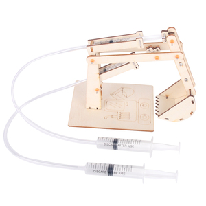 自制气液压活塞挖掘机科技小制作小发明diy科学实验模型手工材料