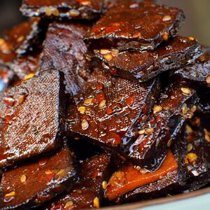 湖南特产 麻辣豆腐干平江香干网红辣条 辣片小吃辣思乡山平江酱干