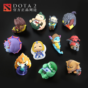 DOTA2官方正版周边TI7冰女肉山娜迦潮汐猎人斧王手办扭蛋正品全套