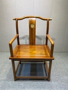 实木太师椅非洲奥坎花梨木圈椅官帽椅休闲总统椅榫卯餐椅配套椅子
