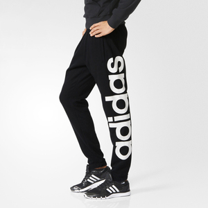 adidas阿迪达斯裤子男春秋款束脚运动裤男大字母logo宽松休闲长裤