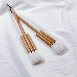 「排刷」垂雲 底纹刷南溪集 水彩 国画 诣七七定制  三排刷 毛笔