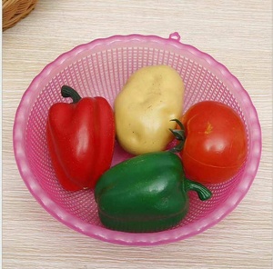 2元店菜篮塑料沥水蓝子洗菜篮子淘米篮会销礼品二元百货批 发