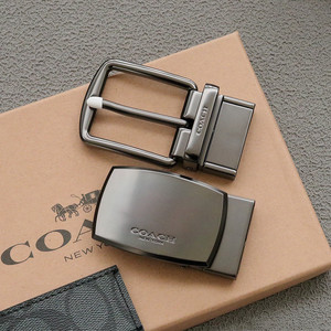 coach蔻驰皮带扣头单卖旋转针扣腰带男38mm配件35mm马车扣c扣30mm