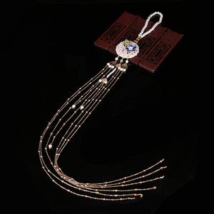 古风禁步汉服压裙坠配饰腰佩挂件吊坠古装腰间饰品花朵压襟长流苏