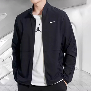 Nike耐克薄款外套男夏立领夹克运动服风行者长袖防风衣DM6620