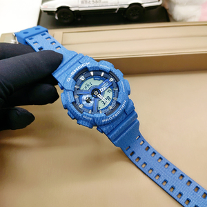 卡西欧g-shock手表男ga-110dc-2a丹宁主题牛仔防水指针学生