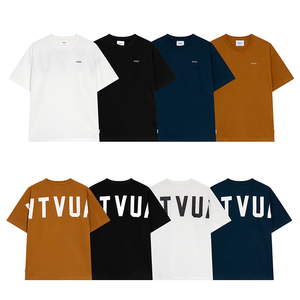 wtaps stencil ls copo后背字母wtvua印花经典刺绣短袖t恤打底衫