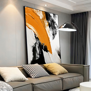 抽象艺术色彩客厅背景墙装饰画现代简约轻奢玄关画过道创意壁画