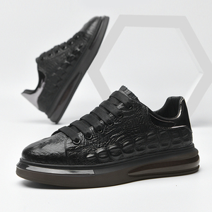 巨盾男鞋秋夏季休闲皮鞋真皮棉鞋板鞋潮流气垫鞋子11062