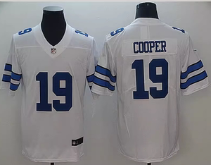 NFL达拉斯牛仔队男子球服 COWBOYS 19号 Cooper 少年橄榄球衣