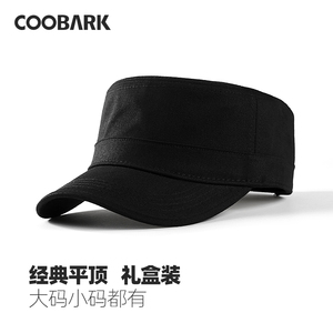 COOBARK帽子男韩版潮棒球帽女遮阳帽大头围休闲鸭舌帽大码平顶帽