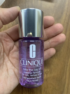 17-19产倩碧眼唇卸妆液 卸妆水30ml 水油分离 银盖