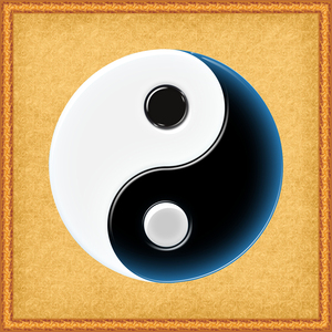 立体太极图阴阳鱼太极图周易经知识国学玄关书房办公室中堂装饰画