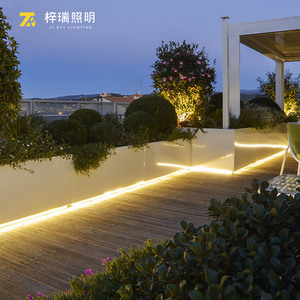 led灯带太阳能户外防水庭院花园台阶外墙装饰灯园林树木氛围灯条