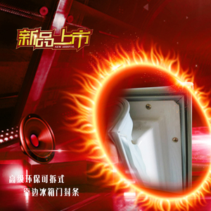 丹丝妮家用冰箱冷藏冷冻室靠边磁性密封条门封条胶条皮条海尔奥马