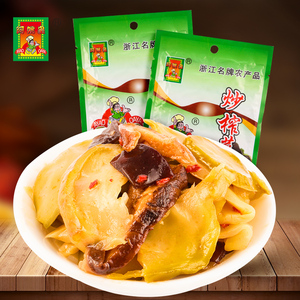 阿姚皇炒榨菜片80g*20包 下饭腌制蔬菜咸酱菜余姚小包装开胃小菜