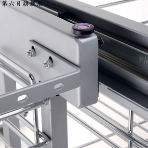 第六日橱柜拉篮五金 厨房小怪物 转角拉篮 线型拐角拉篮
