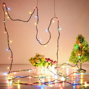 圣诞树小彩灯led灯串装饰挂树上米灯闪灯灯带圣诞节氛围场景布置