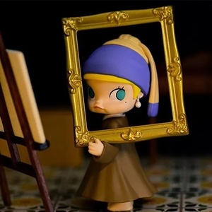 popmart泡泡玛特 molly的一天系列盲盒艺术时间泡泡浴好梦卜卜