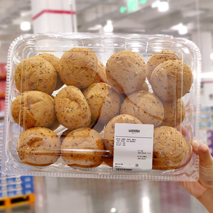 山姆超市原味零食小吃旗舰店官方代购麻薯面包团子发当天日期